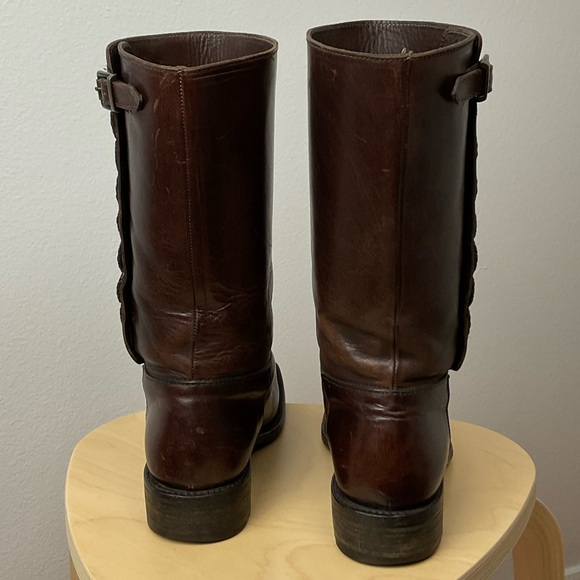 Bottega Veneta Dark Brown Leather Boots - Picture 3 of 16